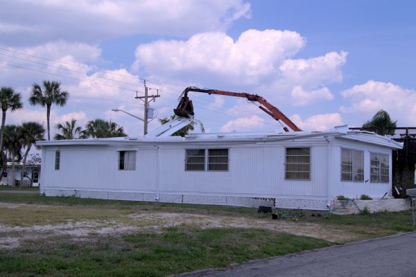 Mobile Home Demolition in Navarre