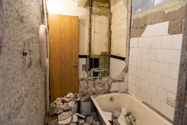 Shower Tile Demolition in Navarre