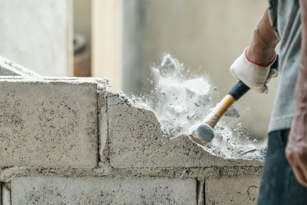 Block Wall Demolition in Navarre